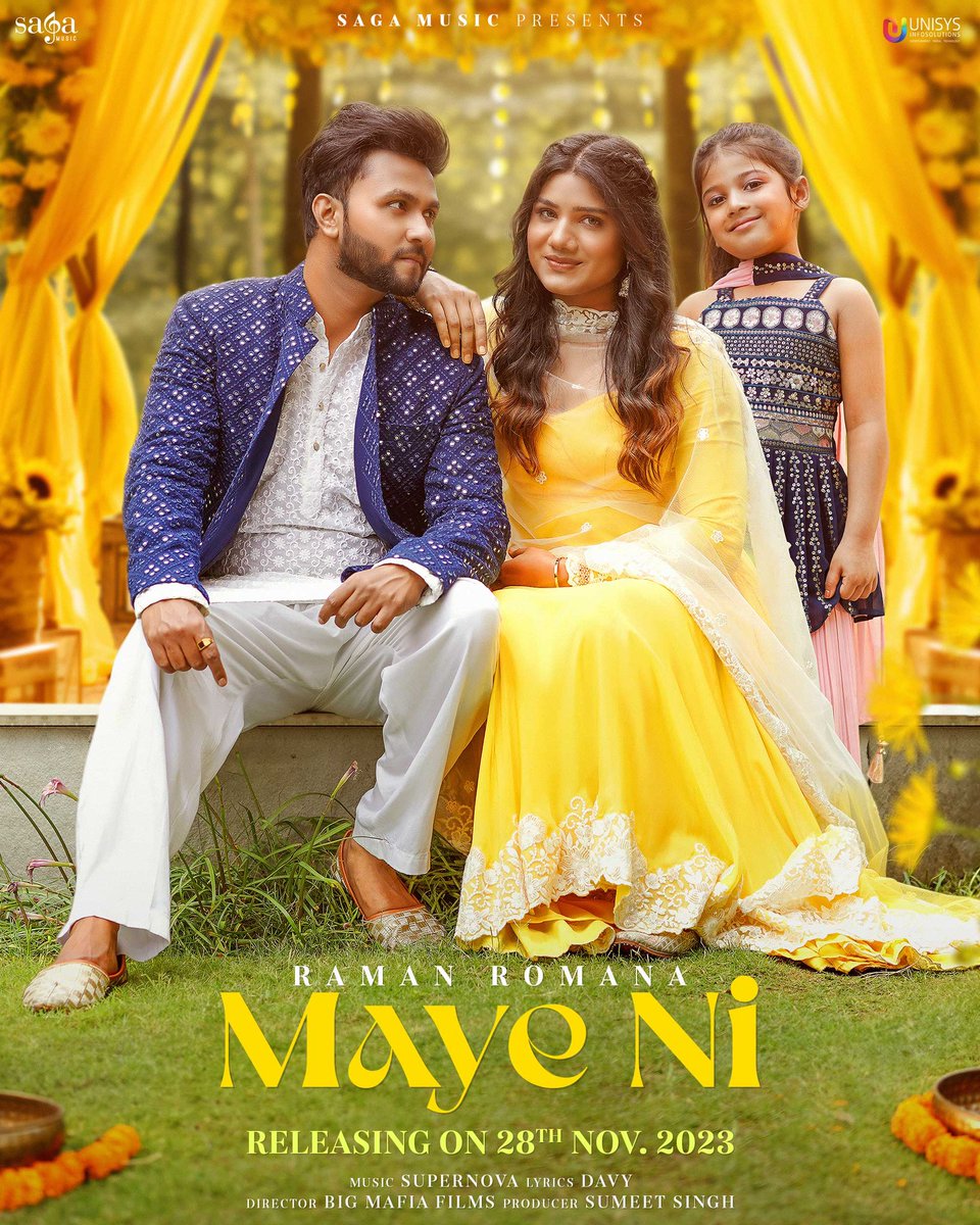 Saga Music (@saga_hits) on Twitter photo Dreaming in the colors of love 😴
<a href="/sagastarraman/">Raman Romana</a> new track #MayeNi releasing on 28th Nov 2023.
Stay tuned!
<a href="/supernovamuzic/">Supernova</a> | #Davy | #bigmafiafilms | <a href="/SumeetSinghM/">Sumeet Singh</a> | <a href="/Unisysinfo/">Unisys Infosolution</a>
#sagahits #sagamusic #unisys #lovesong #dream #desire #fantasy Dreaming in the colors of love 😴
<a href="/sagastarraman/">Raman Romana</a> new track #MayeNi releasing on 28th Nov 2023.
Stay tuned!
<a href="/supernovamuzic/">Supernova</a> | #Davy | #bigmafiafilms | <a href="/SumeetSinghM/">Sumeet Singh</a> | <a href="/Unisysinfo/">Unisys Infosolution</a>
#sagahits #sagamusic #unisys #lovesong #dream #desire #fantasy