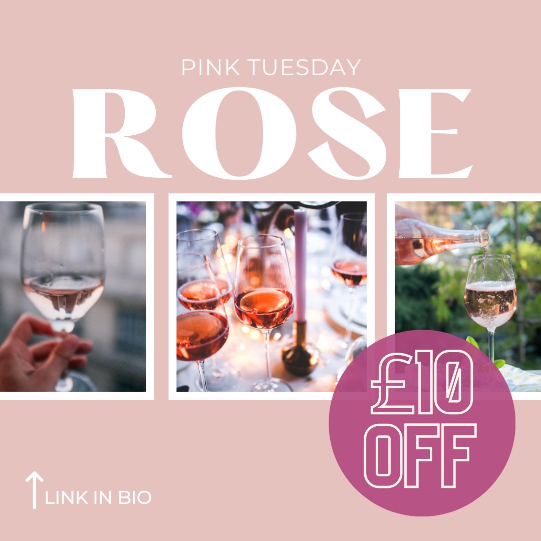Last call for Pink Tuesday! Order your Rosé now!

Tomorrow is White Wine Wednesday, do get ready!

All discounts and donations this week apply to case sales made on the relevant days - check our website for the daily sales!

#rosé #pinktuesday #marchtown #beer #wine