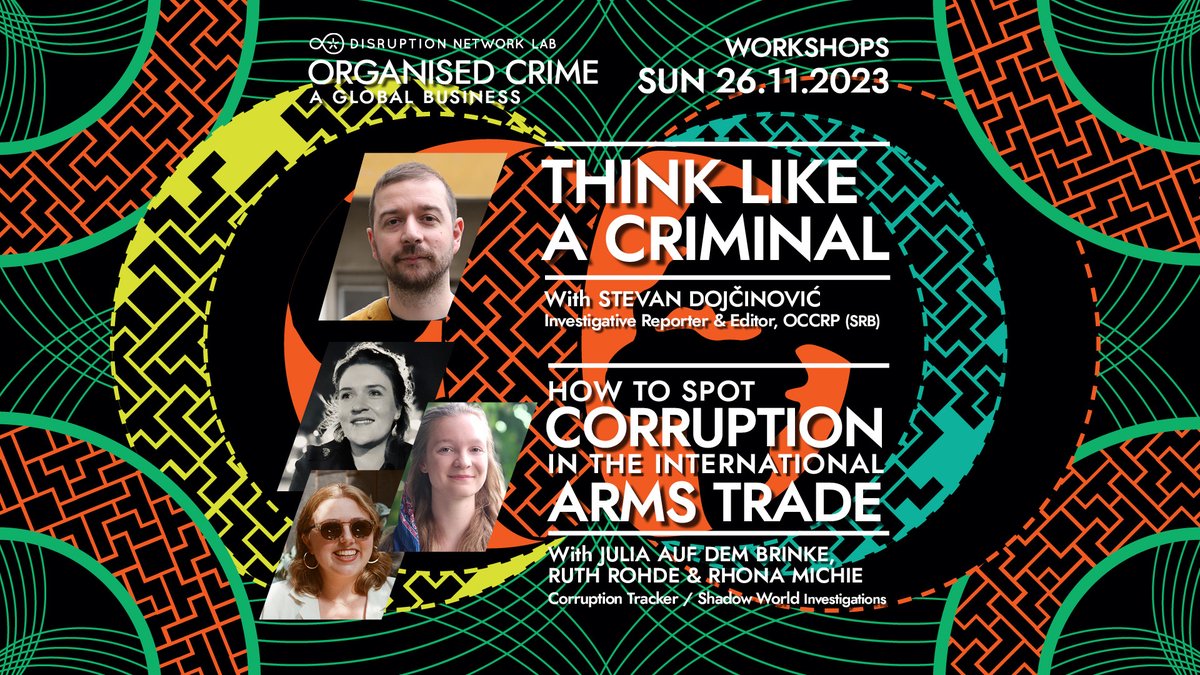 Join the conversation on #OrganisedCrime on Nov 24-26 in Berlin and online. Explore the complex world of corruption, narconomics, business and arms trade through panels, workshops, and performances curated by <a href="/t_bazz/">Tatiana Bazzichelli</a>  and Mauro Mondello. Secure your spot: dnlb.org/31