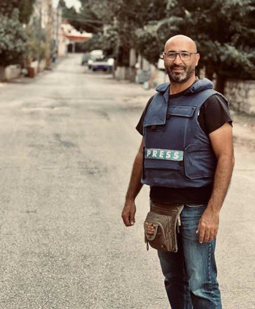Lowkey0nline's tweet photo. Israel killed Al Mayadeen correspondent Farah Omar and photojournalist Rabih Al Maamari in South Lebanon.

This would violate Article 79 of the Additional Protocol (I) to Geneva Conventions but it is clear that international law doesn't apply to Israel. https://t.co/jz1tgdhEZc