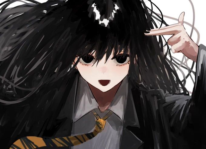 黒目ちゃんを描き始めてから今日で一周年らしい。めでたい... 