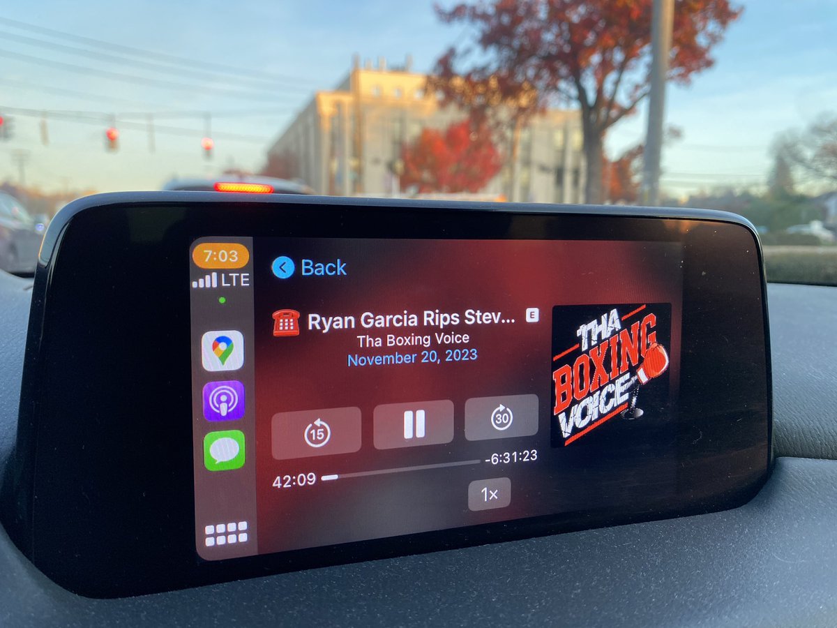 dr_mofongo's tweet photo. Catchin up listening to yesterday’s massive 7 hr plus episode of @ThaBoxingVoice on my way to work 🚗 Hardest working boxing podcast in the world 🥊 https://t.co/R9zdK29oeC