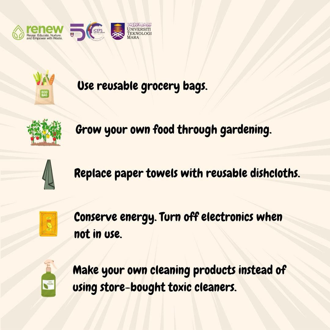 renewwithiceps's tweet photo. 💡Contrary to popular belief, leading an eco-friendly lifestyle is not as difficult as some may think. Reducing carbon footprint begins as early as implementing mindful, green decisions at home 🏡

Remember, every small action leads to a greater impact! ♻️ https://t.co/kRKs8JytO8