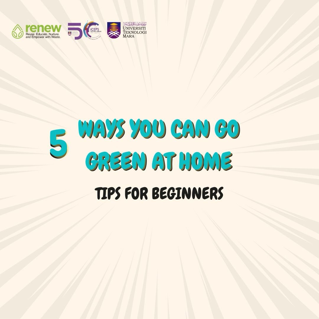 renewwithiceps's tweet photo. 💡Contrary to popular belief, leading an eco-friendly lifestyle is not as difficult as some may think. Reducing carbon footprint begins as early as implementing mindful, green decisions at home 🏡

Remember, every small action leads to a greater impact! ♻️ https://t.co/kRKs8JytO8