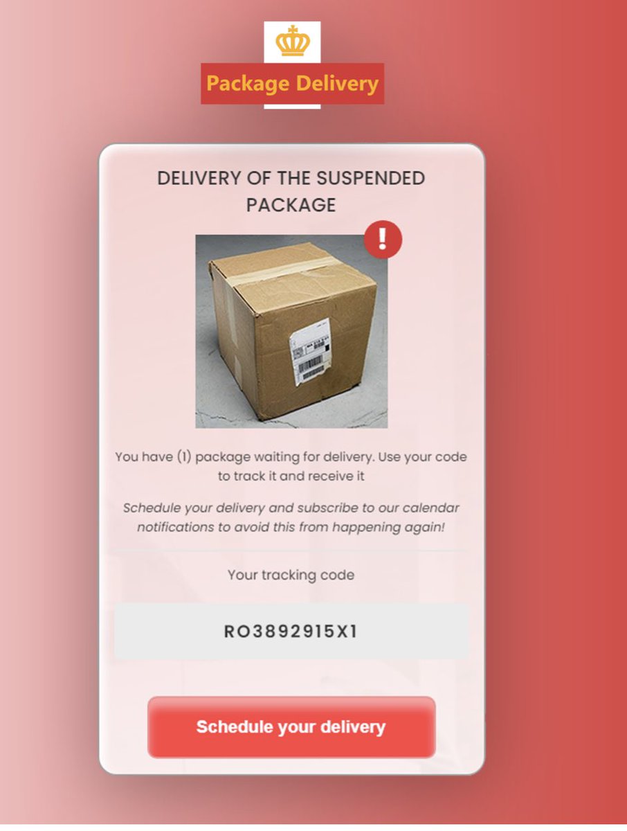 Rudi_B's tweet photo. @RoyalMail I just received this email from you (supposedly). I do know it’s a scam but just look at it https://t.co/27PSAayzYg