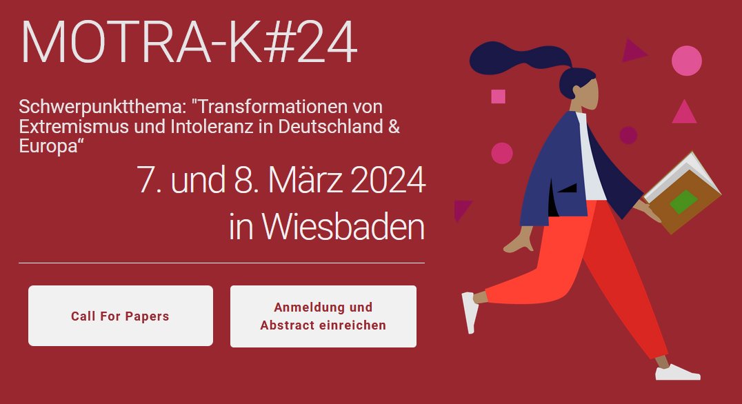 MOTRAVERBUND's tweet photo. Ihr braucht mehr Zeit?😱 Bekommt ihr! 🗓️Wir verlängern die Frist für das Einreichen von Abstracts für Vorträge und Posterstände für die #MOTRAK24 bis zum 8. Dezember! Hier gehts zum CfP ➡️: https://t.co/TS7YRZRpFu https://t.co/OXvGe3CCQ1