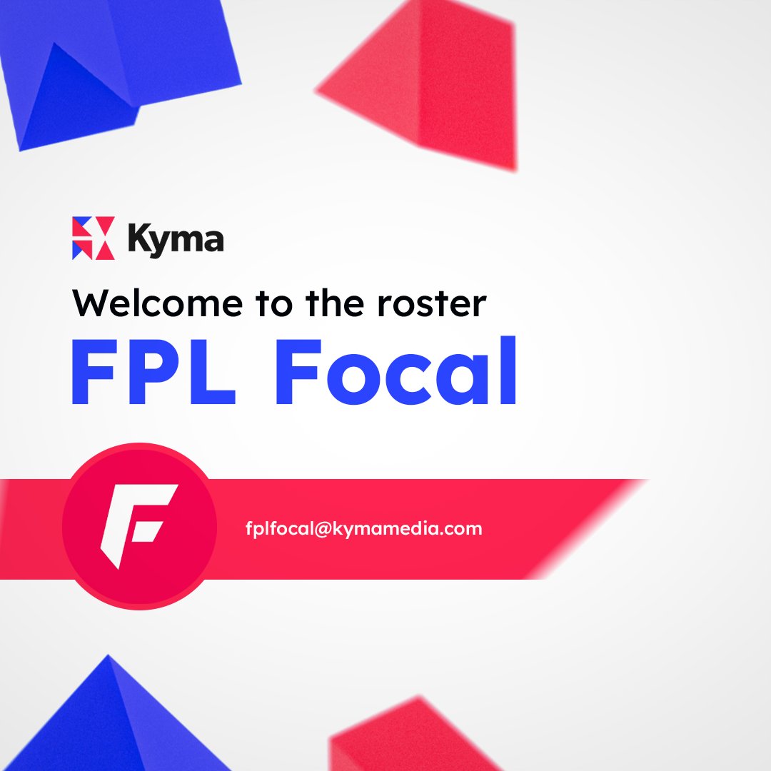 KymaMedia's tweet photo. Another new addition to our talent roster! Welcome @FPLFocal 🥳

We're buzzing to have one of the biggest Fantasy Premier League channels in the social space on our team.

Check him out for the best tips to get the highest weekly FPL scores 👀 https://t.co/wNnDuO8GKx