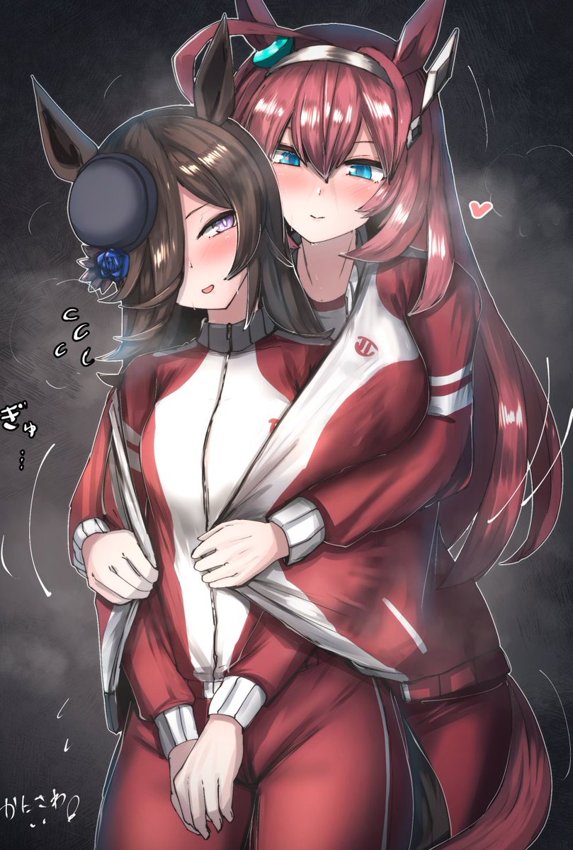 ウマ娘「skebでライス捕獲ブルボンさんを描きました! #ウマ娘」|かにさわ🦀skeb🎨のイラスト