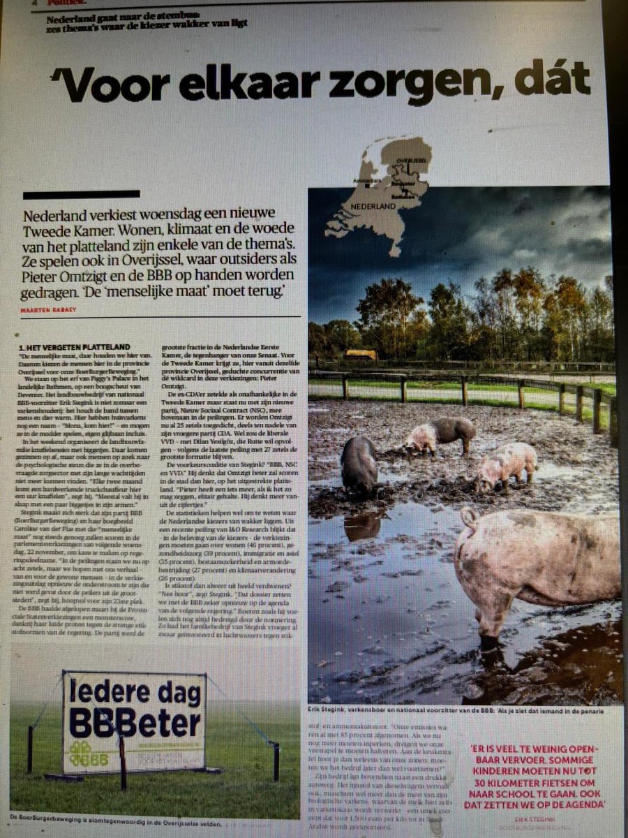 ErikuutLoo's tweet photo. Voor elkaar zorgen (noaberschap) dat was de politiek vergeten en vind je terug bij @BoerBurgerB . 

Denk aan morgen om te gaan stemmen 😊🍀🍀🍀 https://t.co/YDJm8iWQtR