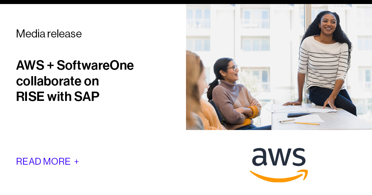 SoftwareOne's tweet photo. Upgrade your SAP with confidence! 
Partner with @AWScloud and @SoftwareOne to embrace #RISEwithSAP and unlock the transformative power of the #cloud. Learn more about this exciting collaboration: https://t.co/mCJqHzJRwi

#SideBySide #CloudTransformation #SAPServices #ReadyForRISE https://t.co/pTOaMstOqk