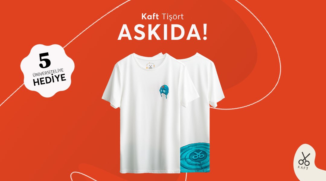 askidanevar's tweet photo. Askıda “Tasarım Tişört�� var! @KAFTco desteğiyle 5 üniversiteliye hediye! https://t.co/ilU6O7G9Qz