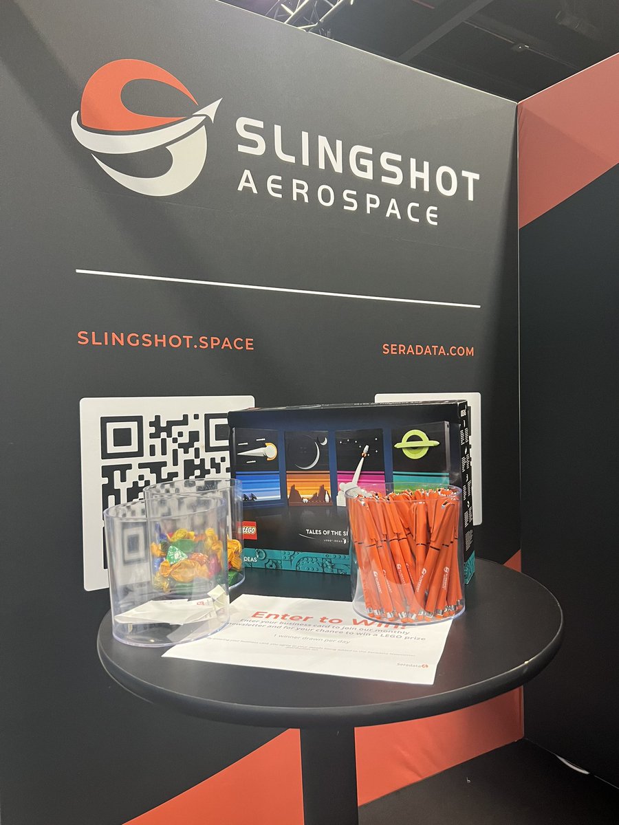 MelsGoodSpace's tweet photo. Everyone loves @LEGO_Group ! But space people reallllly love space Lego!
Enter your business card at our @sling_shot_aero @seradata stand K2 to win!
And also learn more about our amazing space sustainability products.
#GoodSpace https://t.co/lz8NBVZx7S