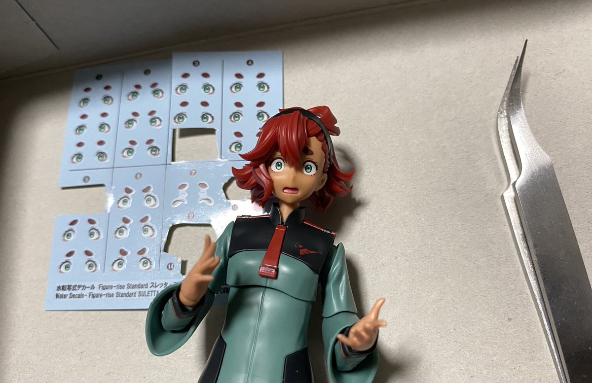 スレッタ・マーキュリー 「決闘に負けてホルダー剥奪された顔 #ガンプラ #水星の魔女」|ムトとの甘い性活Ⅱのイラスト