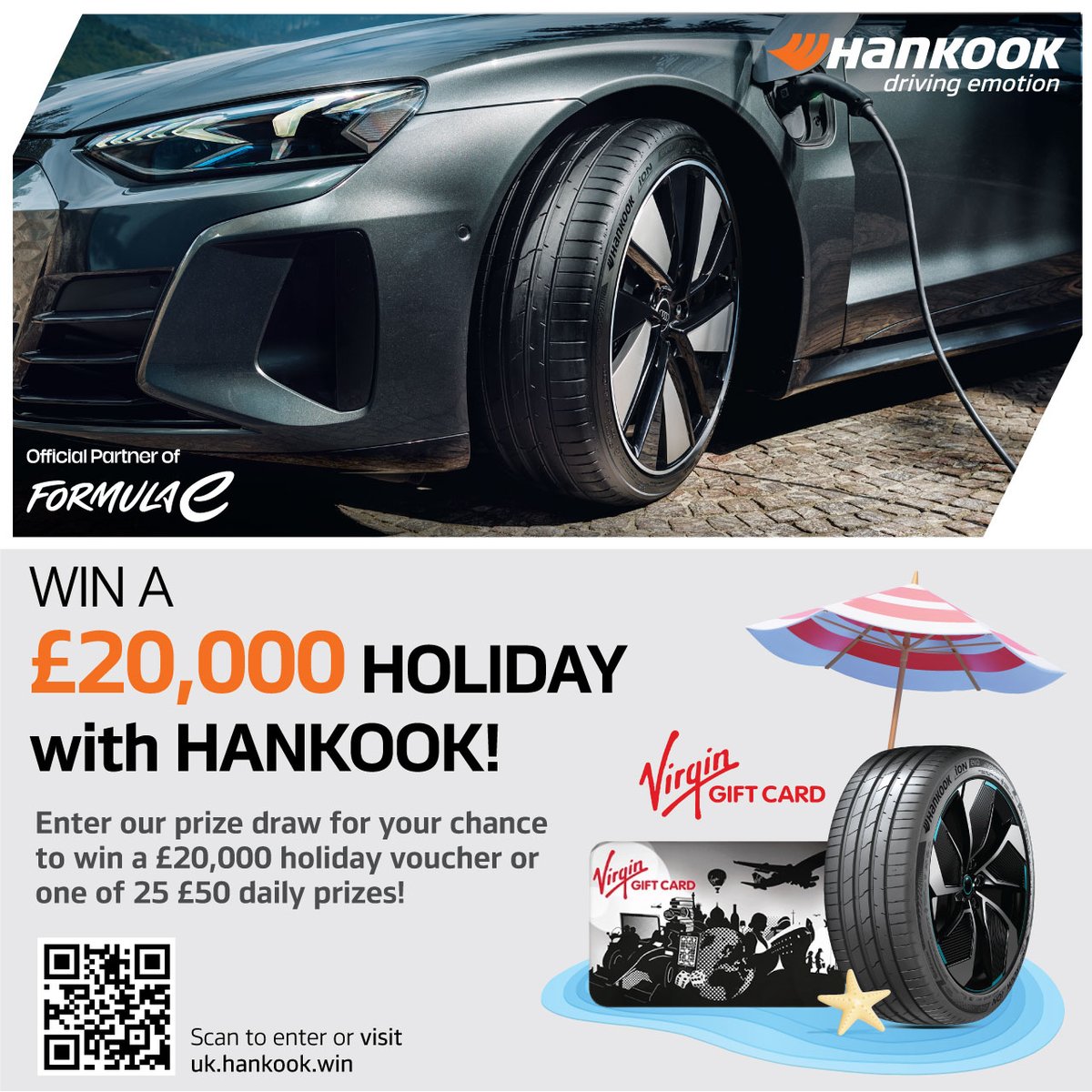 FastFit_Ltd's tweet photo. Enter Hankook's competition for a chance to win one of 25 daily prizes consisting of £50 Virgin Incentives Gift Cards or a £20,000 Virgin holiday! ⛱🎉

T&amp;Cs apply. Enter here: https://t.co/46AQokLgHQ https://t.co/3u5u6AwRQp