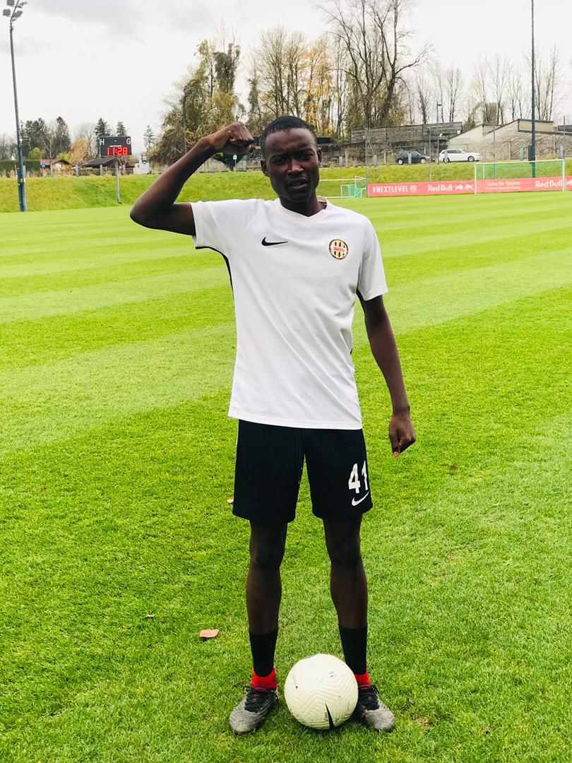 KafueCelticFC's tweet photo. #CrocWatch🐊 

Orton Phiri and Jonathan Kalimina enjoying the Salzburg weather 😁

The two are currently with the Yeelen Olympique team invited to Salzburg for a training camp.

Keep working hard.

#TheCrocs🐊 https://t.co/HgeQ4A9Z4n
