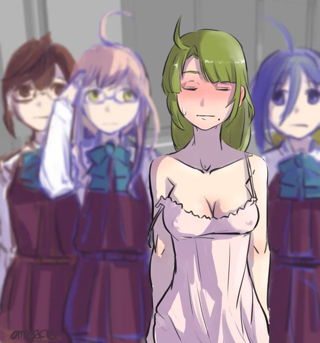 #見た人も無言で姉妹を上げる 