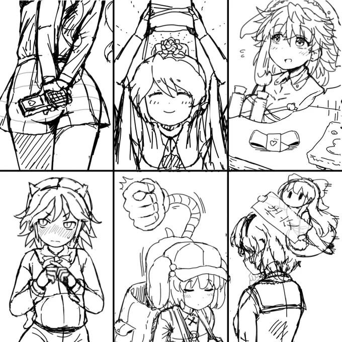 下描きではアリス直球でした 