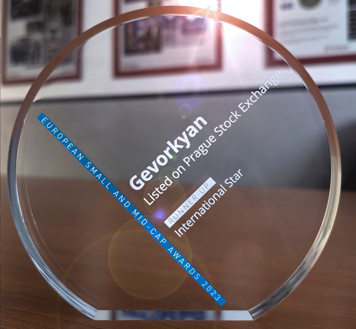 GEVORKYAN__'s tweet photo. 🏆@GEVORKYAN__ placed among top three IPOs in Europe in the European Small and Mid-Cap Awards 2023! We thanks @FESEBrussels, @EuropeanIssuers and European Commission, @prazskaburza, Versuteinvestments. https://t.co/sV1wxL72mp