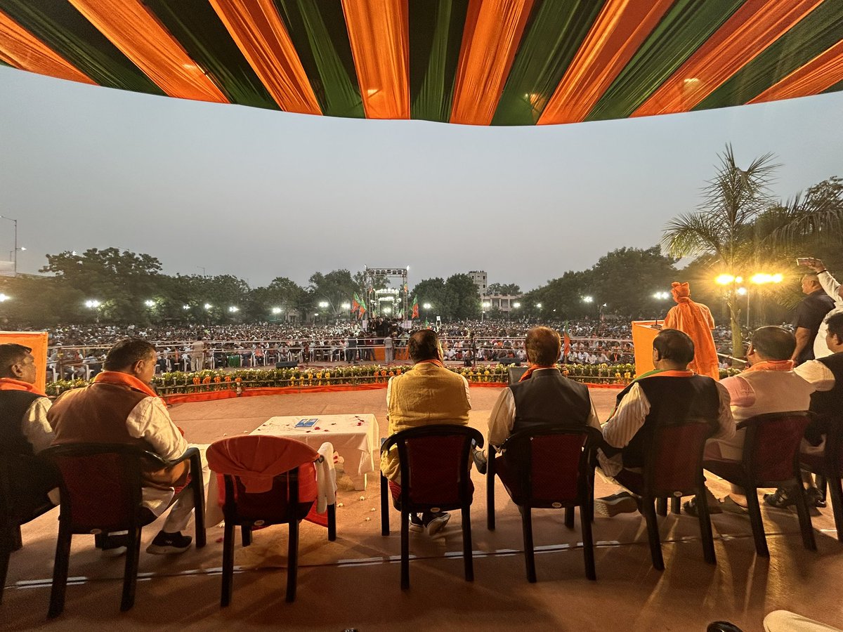 gopalkagarwal's tweet photo. Attending respected Shri @myogiadityanath ‘s public meeting at #Dabok at @BJP4Udaipur. ग़ज़ब का उत्साह है लोगों मे । @BJP4Rajasthan @chshekharbjp Sh @anil_baluni @BJPCentralMedia @BJP4NoidaMN @Bjp4GbnagarUP @upwestbjp @BJP4UP https://t.co/WBu2tUhRHD