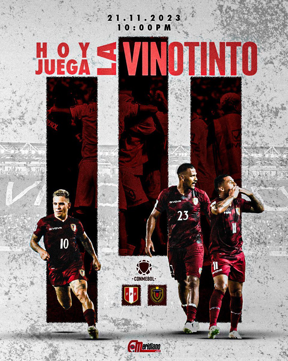 Meridianoonline's tweet photo. TODOS UNIDOS POR UN SUEÑO🇻🇪🤞

Hoy se escribe un nuevo capítulo en la historia de La Vinotinto✍️🍷

¡TENGO FE!🙏🌟 https://t.co/jRcd88fYqU