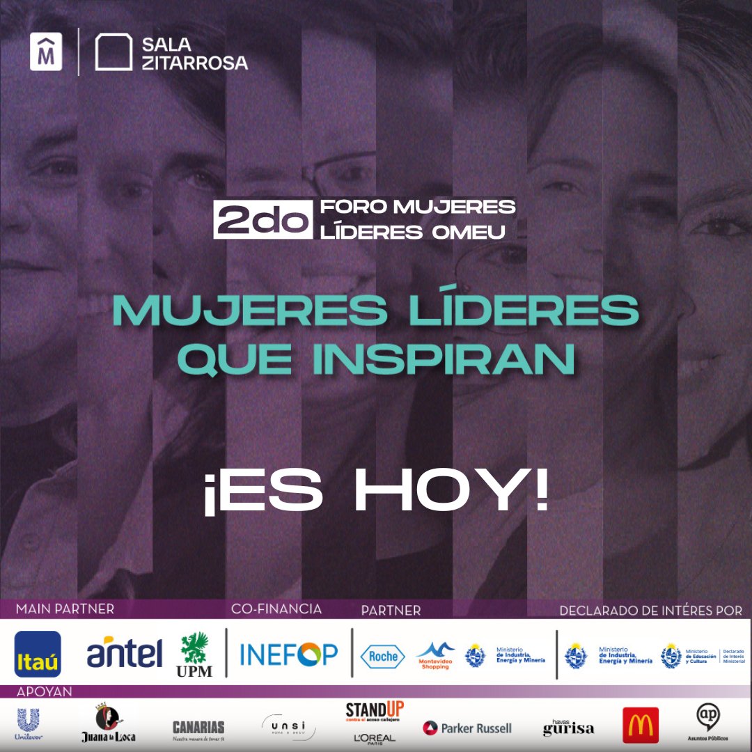 🙌🏼¡Llegó el día! 🙌🏼 Nos volvemos a encontrar en el evento de mujeres líderes referente en nuestro país 🇺🇾

¿Nos acompañan por streaming? ¡Sumense a las transmisiones!
👉🏼lnkd.in/dzmqJvDY
👉🏼lnkd.in/dfcqHweJ