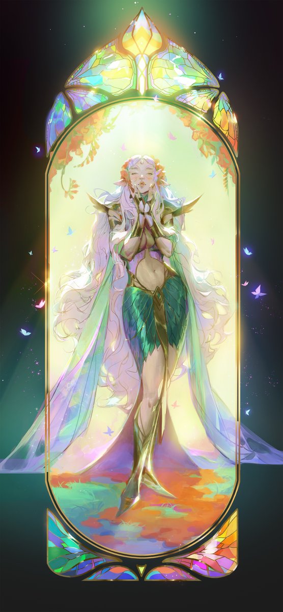 "fairy in orange flowers" finished 🩷
#art #drawing #digitalart #fairy
