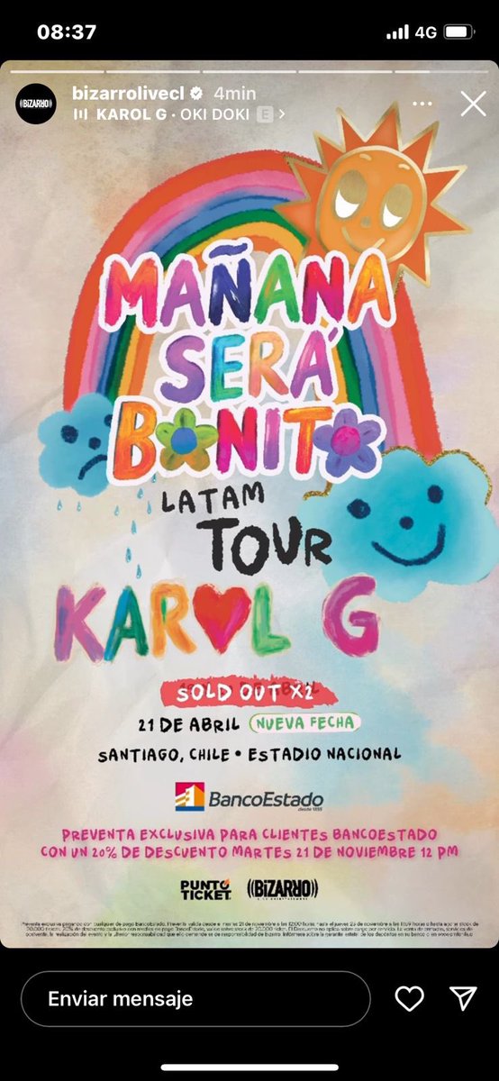Benjv_andrees's tweet photo. #KAROLG
#Nuevafechax3 #MañanaSeraBonito 

Hoy vuelve a salir una nueva Fecha para la Bichota, recordar que los Pdf están disponible a partir de abril 2024 https://t.co/CTp7cYibhp