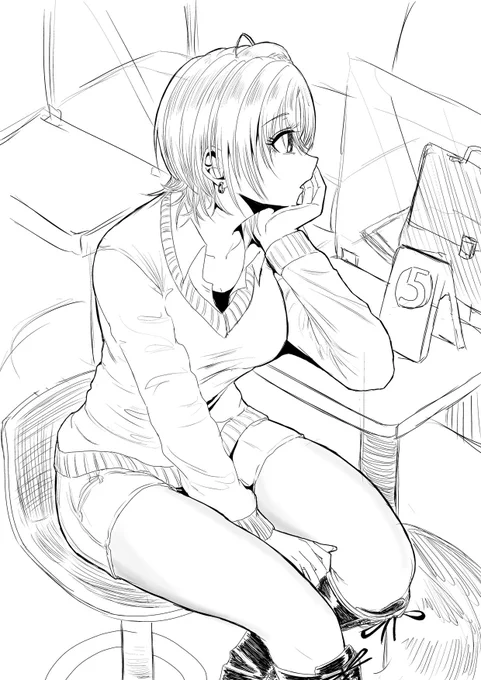 みんなふとももあげてるので 自分もあげます みんな太すぎるって言います