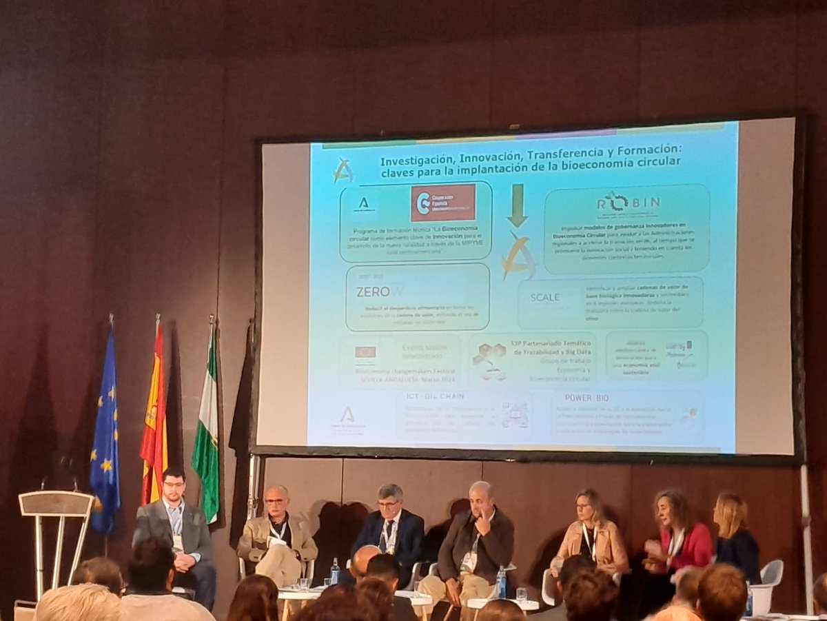 Bioeconomia_And's tweet photo. #ForoBioeconomiaCircular
@MarCatedra71 pone en valor las iniciativas en bioeconomia de @AgriculturAnd: #Robin #Intercoonecta #ZeroW #GrupoTrabajoBioeconomia
➕ Apuesta por la comunicación y sensibilización para implementar este modelo económico más sostenible en el territorio https://t.co/IWLxe58Jm8