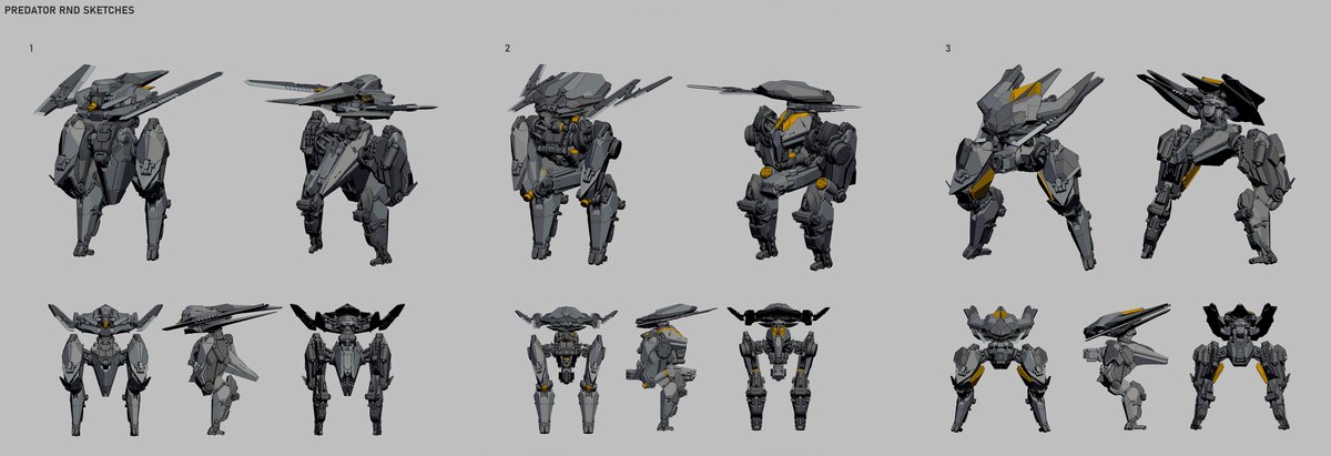 CODAArtStudio's tweet photo. New robot PREDATOR for the game "WAR ROBOTS FRONTIERS"
CODA artists: Arsenii Kotavin, Dmitry Boev, Vika Shagina, Evgeniy Simonov, Evgenii Nadeev
https://t.co/UAPK3IbrrX
#WarRobots #gamedev #codastudio #Mecha https://t.co/UzPW0Zuvff