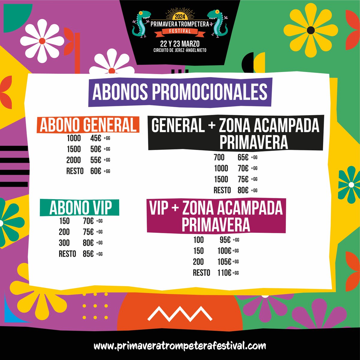 primatrompefest's tweet photo. Estos son los precios por tramos 📢 ¡Corre que vuelan! 😉 https://t.co/1SEl3GZ7YL