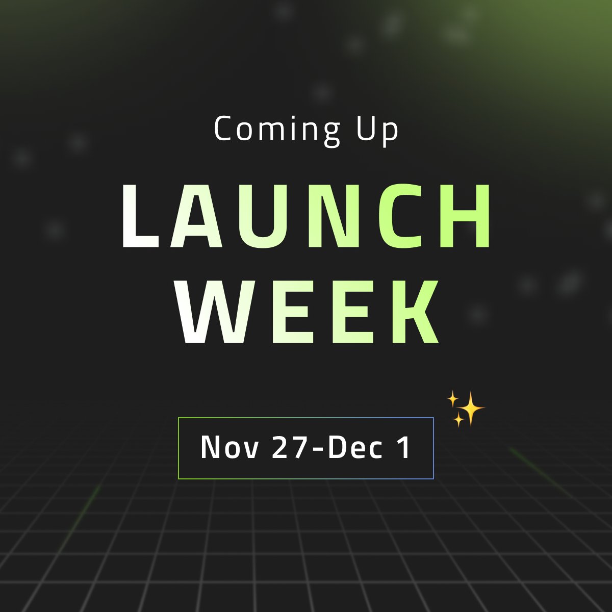 We've had a lot going on at Stigg, and we just can't wait to share it with you, so… 🥁 We're announcing Launch Week: a week where we'll share new updates every day, starting the 27th of November. Stay tuned! #StiggUpdate #LaunchWeek #StayTuned