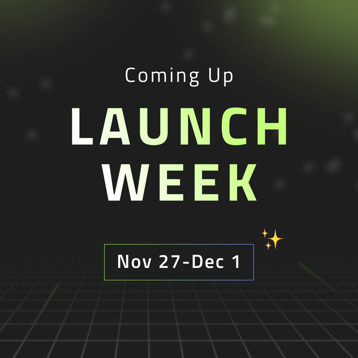 We've had a lot going on at Stigg, and we just can't wait to share it with you, so… 🥁

We're announcing Launch Week: a week where we'll share new updates every day, starting the 27th of November.

Stay tuned! 

#StiggUpdate #LaunchWeek #StayTuned