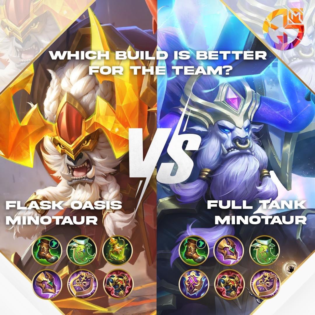MobileLegendsOL's tweet photo. Would you rather have a healer Minotaur 🚑 or a full tank Minotaur 🛡️?

#MLBB #MGL https://t.co/2yu4cGEPnx