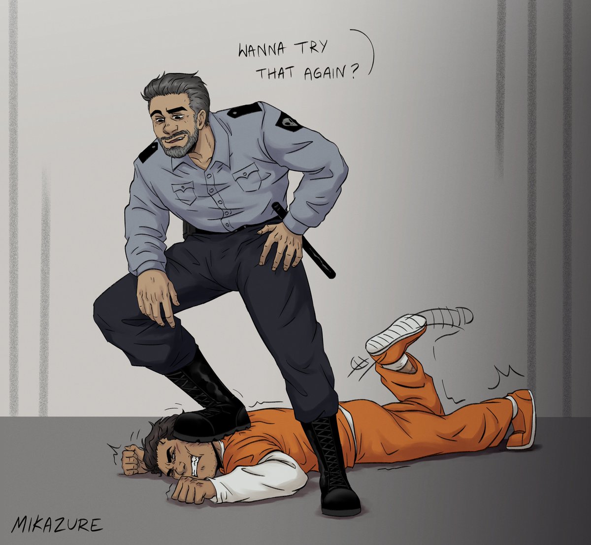 mikazure's tweet photo. More prison AU with my Jeffrey Dean Morgan Khonshu fancast heh

#khonshumarc #MoonKnight https://t.co/NsqkuLUuMR