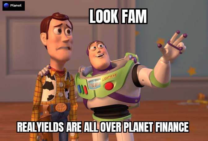 Hrmkingnuel's tweet image. 📢 Do you want to become capital efficient with the Top stablecoins and bluechips LPs?
Check out @planet_finance, the finest yield aggregator and optimizer on #bnbchain.
#Lend
#Borrow
#Swap
#TradePerpetuals
#EarnBoostedYields on @planet_finance 
#GAMMA #AQUA #BNB #defi