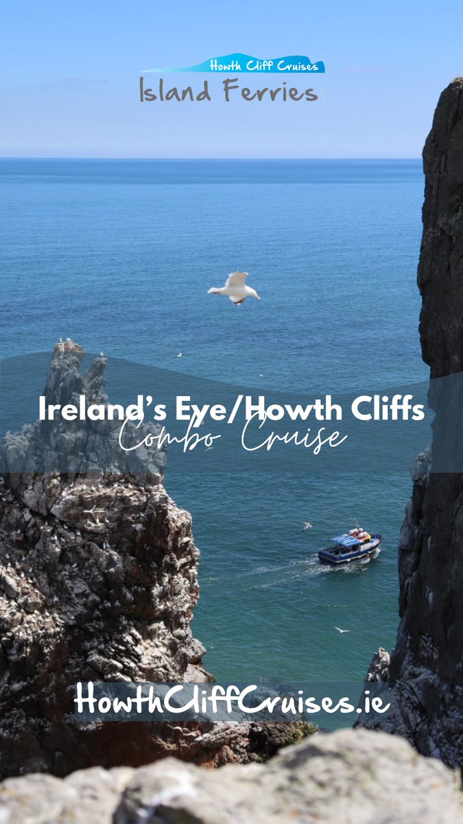 Did you know we sail all year round? See the best of what howth has to offer from the sea on our Combo Cruise 🌊
