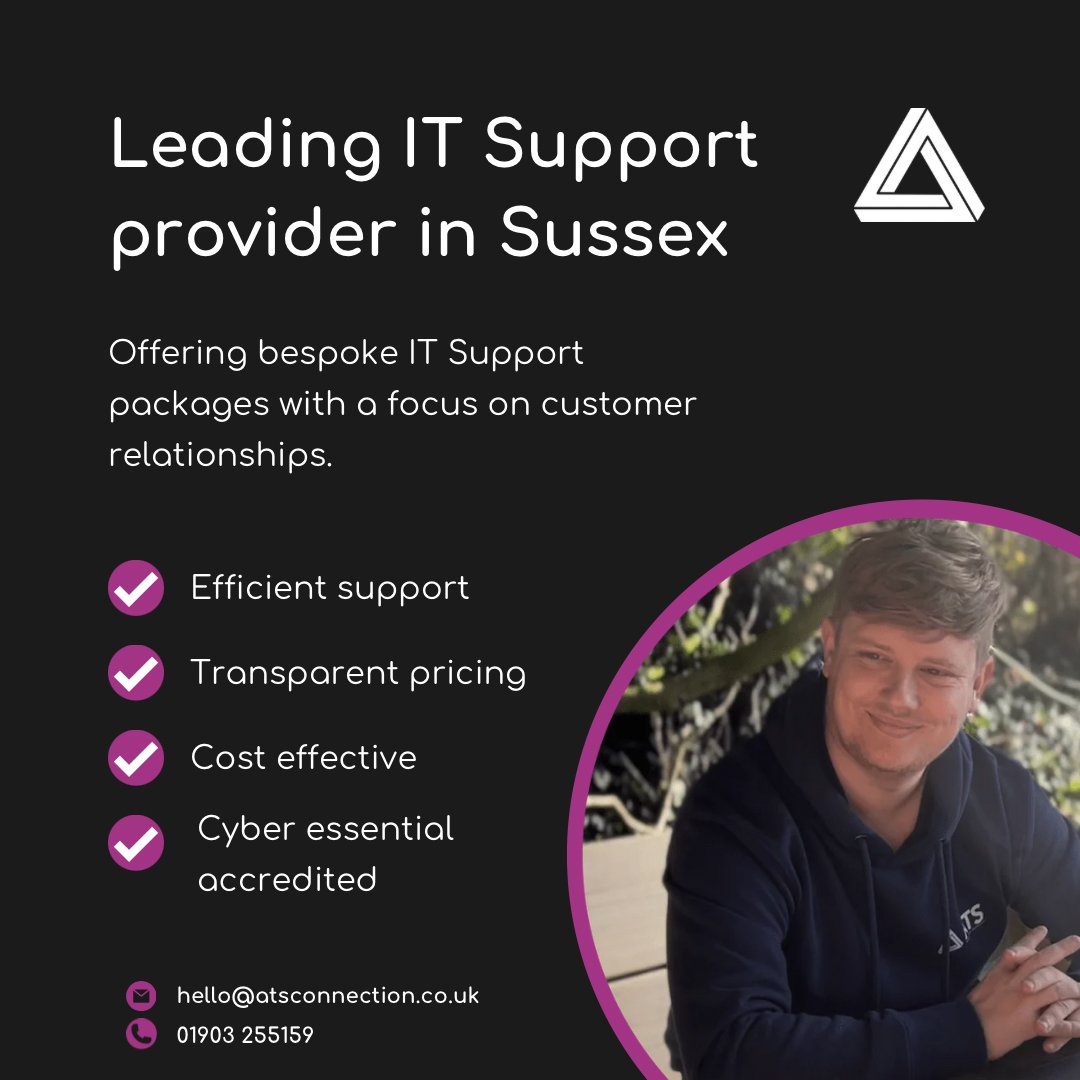 Unlock the power of seamless IT solutions with ATS Connection! 🌐💼 

Focus on what you do best, and leave the tech to us. Your success is our priority! 🔒💻

Check us out at atsconnection.co.uk

 #ATSConnection #ITsolutions #TechExperts #ITsypport #cybersecurity