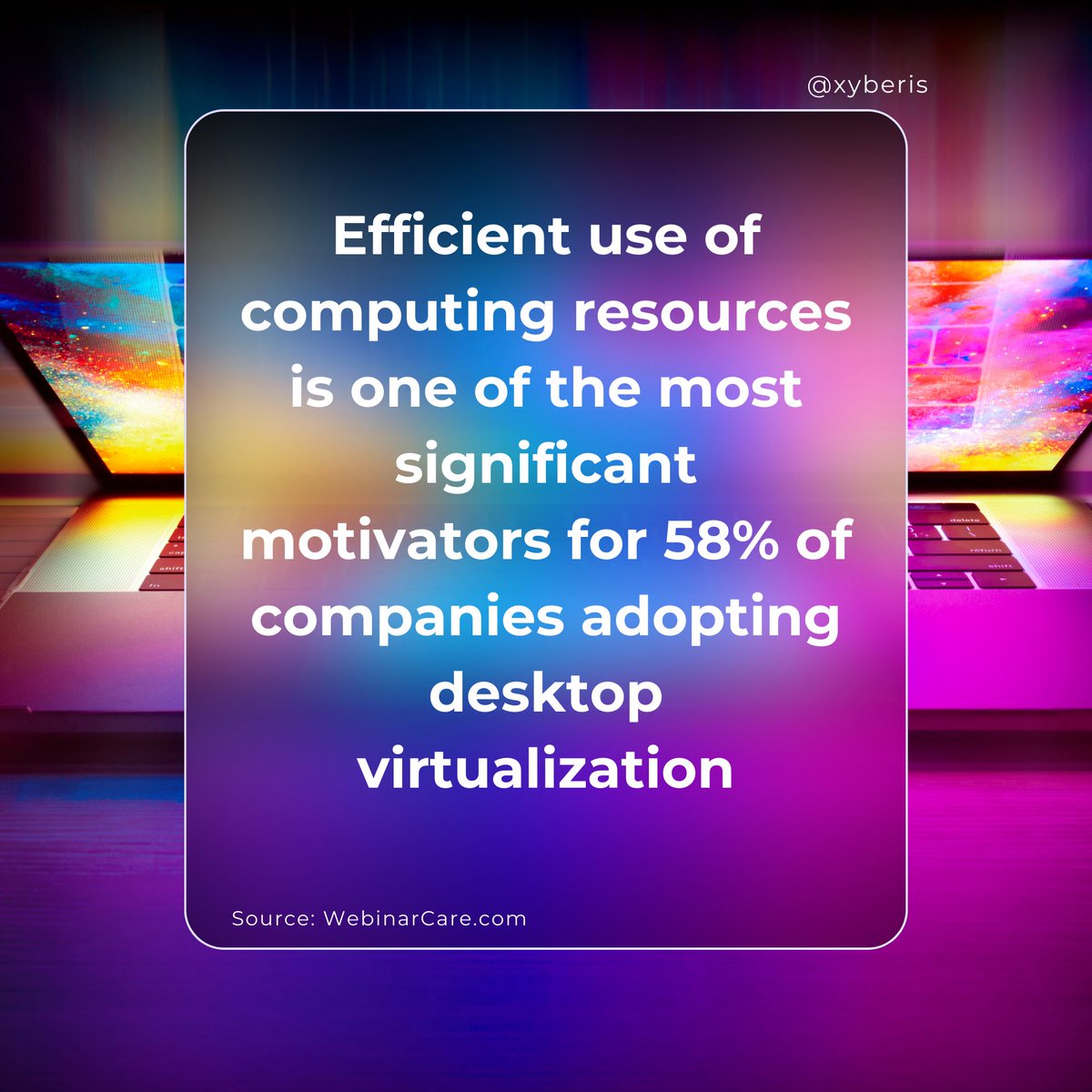 xyberis's tweet image. IT trends 💻 #VDI #DesktopVirtualization #EUC #TechTrends