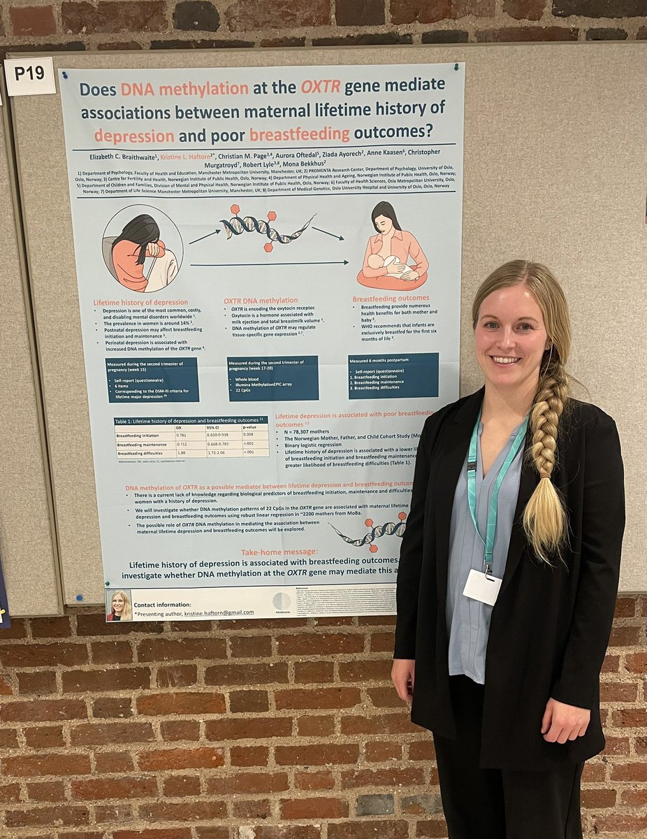 Had a great time last week at the Epigenomics of Common Diseases 2023. So many great presentations and interesting conversations. Also got to present some of my PhD-work from <a href="/theCEFH/">Centre for Fertility and Health</a> as well as some of the interesting work I am doing with <a href="/MonaBekkhus/">Mona Bekkhus</a> at <a href="/PromentaC/">PROMENTA UiO</a>