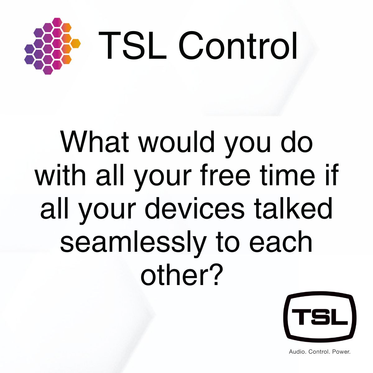 TSL_Products's tweet photo. Discover TSL's #Protocoltranslation solution along with an expansive range of modular, individually deployable applications inside the #TSLControl Toolkit.
https://t.co/2jITHzXSbt 
...................
#MediaTechnology #ProductionEngineering #BroadcastAutomation #BroadcastWorkflow https://t.co/enc1qiF74r