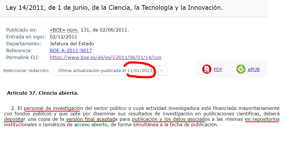 BUCantabria's tweet photo. 👩🔬🧑🔬 ¿Te dedicas a la #ciencia?
Que no se te olvide: deposita el #postprint de tu artículo y tus #datos de investigación en #repositorios. Te lo van a pedir en acreditaciones, sexenios, etc.
ℹ️ Consúltanos en @BUCantabria, te ayudamos.
#LCTI_art_37
🔗 https://t.co/1hAmYQl5Ze https://t.co/dQ4jTeUEOf