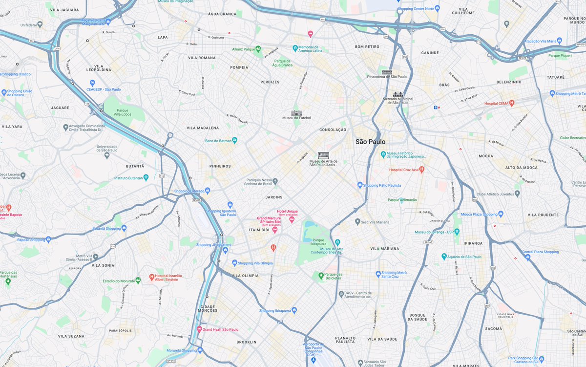 Gostei do novo visual do Google Maps.