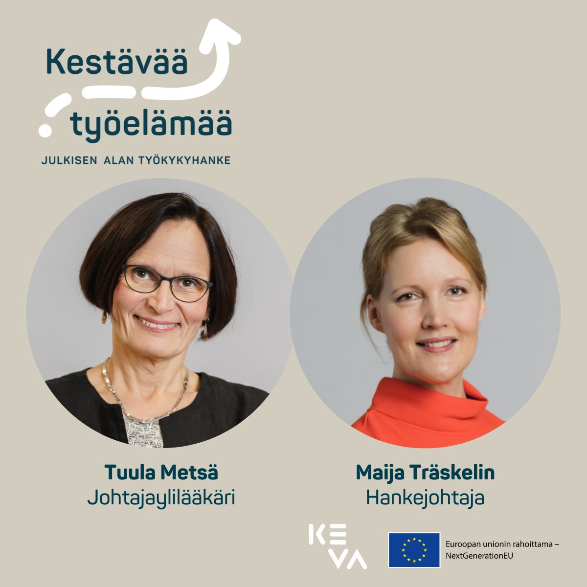Mielenterveyden tukeminen on olennainen osa työkykyjohtamista. Kehitämme #KestävääTyöelämää hankkeessa uusia välineitä, joilla tuetaan työkykyä ja vahvistetaan mielen hyvinvointia työpaikoilla, kirjoittavat @TuulaMetsa <a href="/mhtraskelin/">Maija Träskelin</a> 
💻 keva.fi/blogi-kirjoitu…
#mielenterveysviikko