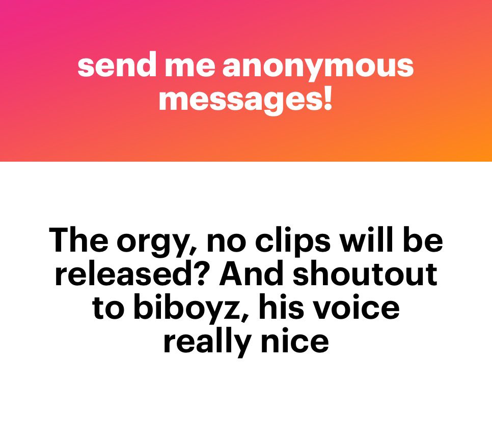 Subbtm95_'s tweet photo. 1 : Harro Good sir
2 : We didnt record anything during the orgy other than the pics we took!😣 @biboyzstudio nice voice sir! 😉 https://t.co/PV5NSQuZi3