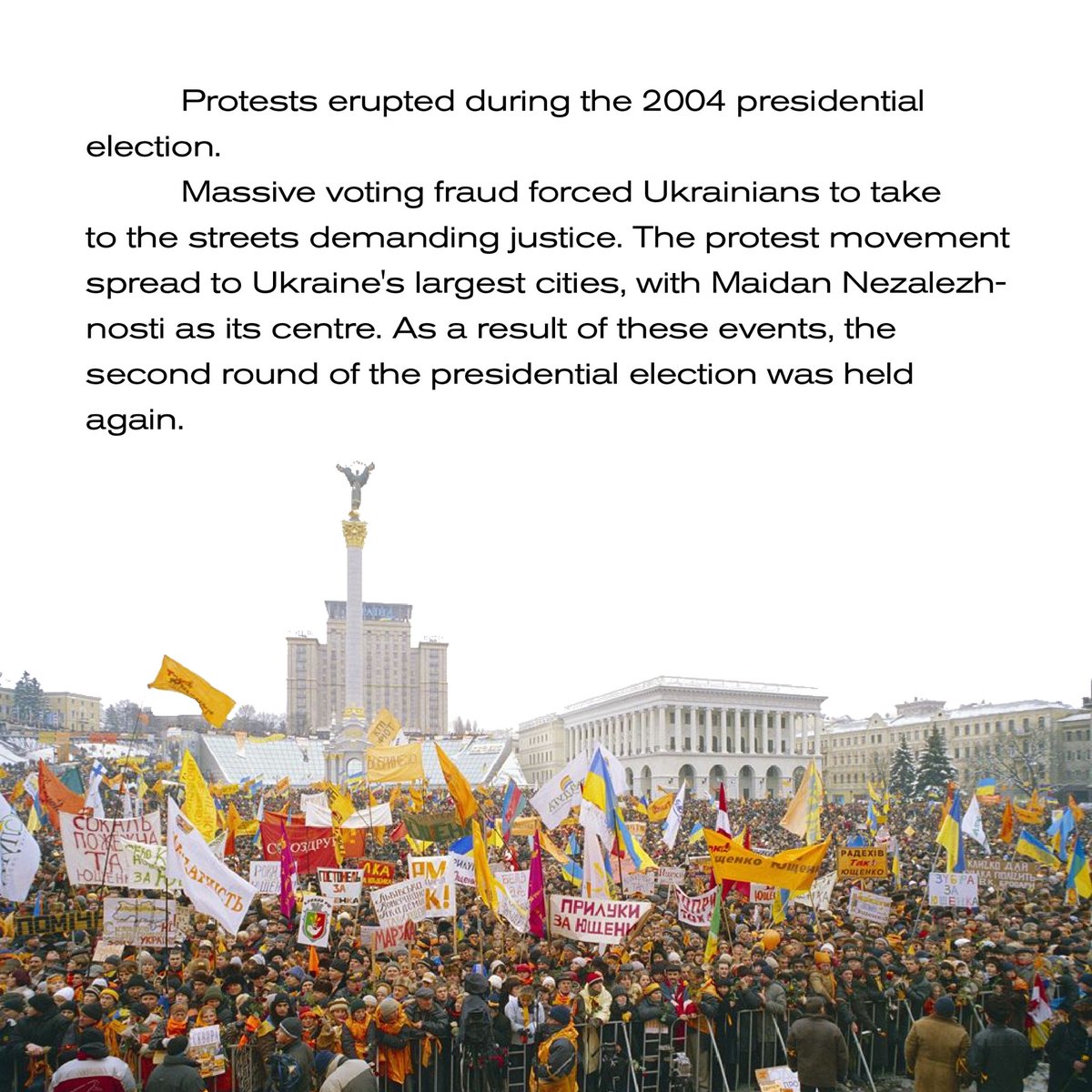 UAParlEducation's tweet photo. It is celebrated on the occasion of the beginning of two crucial events in our history: The Orange Revolution in 2004 and the Revolution of Dignity in 2013. https://t.co/Mut5j5krZ0