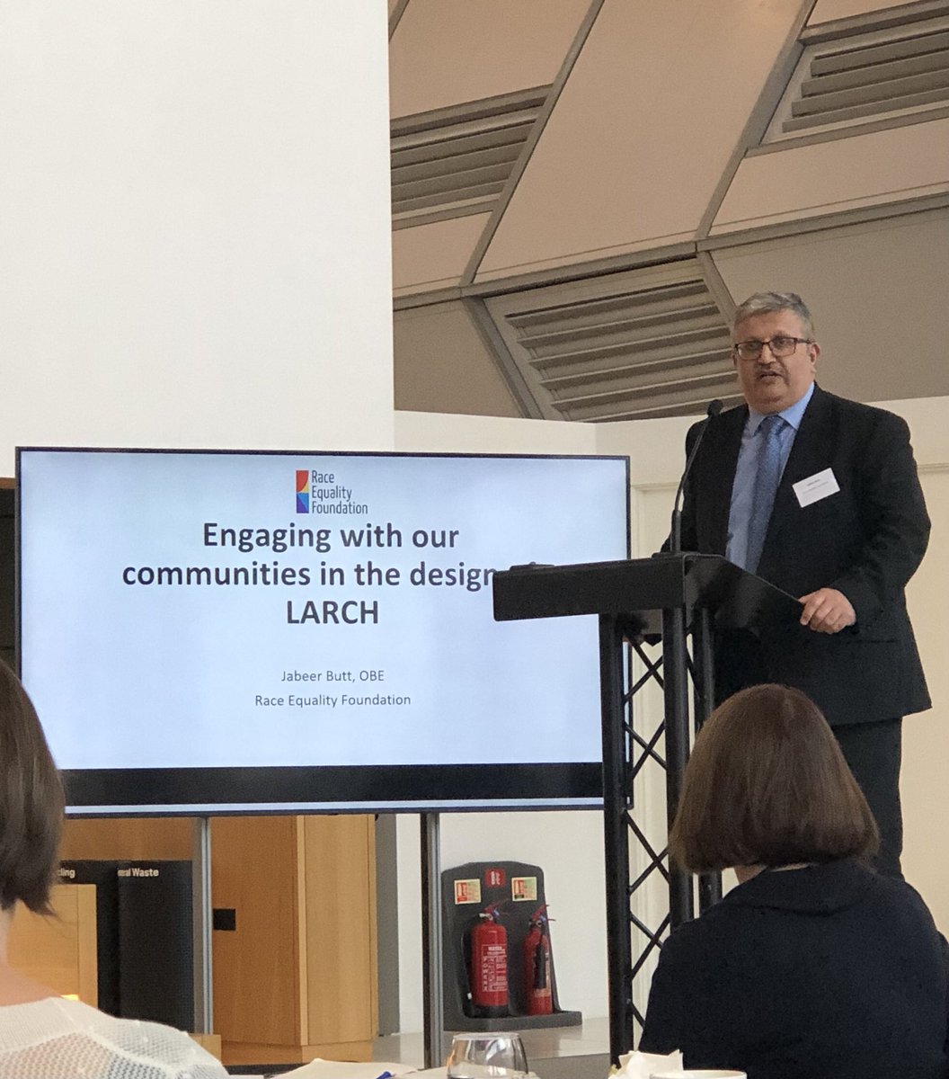Tracey Bignall (@traceybignall) on Twitter photo Jabeer Butt emphasising the urgent need to make change to have a real impact <a href="/raceequality/">Race Equality Foundation</a> for health of minority ethnic communities at LARCH launch Jabeer Butt emphasising the urgent need to make change to have a real impact <a href="/raceequality/">Race Equality Foundation</a> for health of minority ethnic communities at LARCH launch