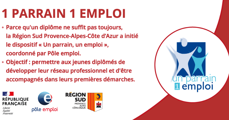 ZAMPOLINImarc's tweet photo. 🤝@pole_emploi #Var Depuis 5 ans, avec le dispositif "1 Parrain 1 Emploi", @MaRegionSud et Pôle emploi se mettent en action pour aider les #jeunes #diplômés à démarrer leur vie professionnelle.
+ de détails sur ce dispositif ⬇️