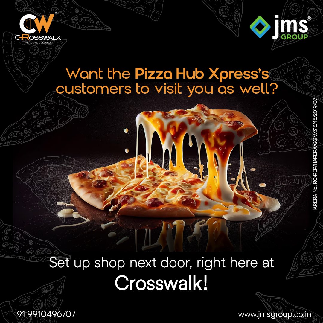 JMSBuildtech's tweet photo. Imagine being able to reach Pizza Hub Xpress customers with ease. Setting up shop at Crosswalk is such a great opportunity for businesses to reach a large and engaged audience.
📷📷📷
#jms #jmsgroup #commercialrealestate #realestate #news #realestatenews #residential #newgurgaon https://t.co/GZWpApNYSD