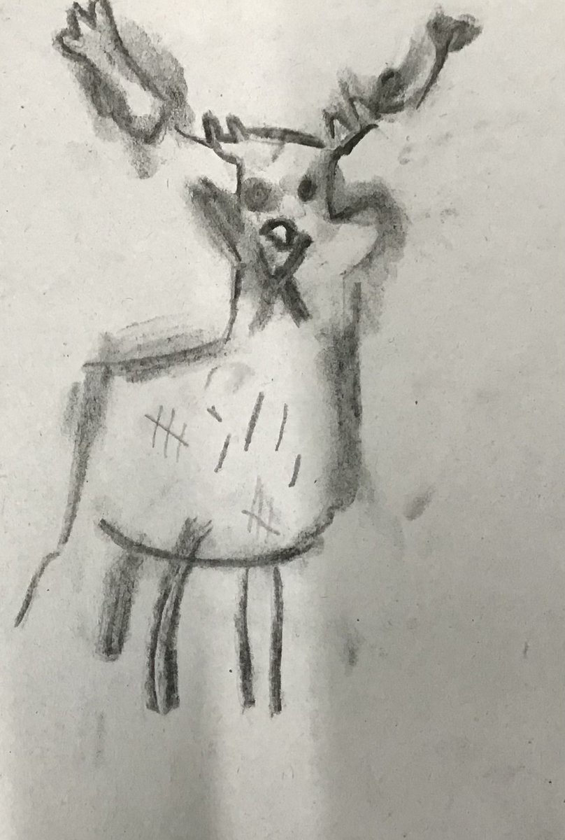 EdaleRiseSchool's tweet photo. Really proud of Year 3’s charcoal drawings on our exploration into Stone Age art. #youngartists #seeingshapes #takecarework 🐝 https://t.co/6b73UMaM8u